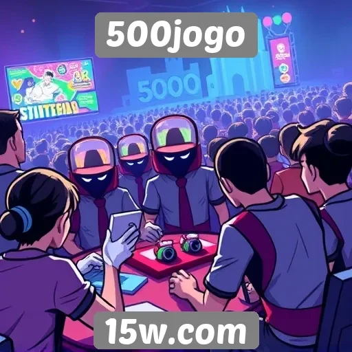 Comunidade ativa e interações no site 500jogo